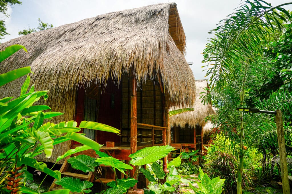 Sten Lodge bamboo huts