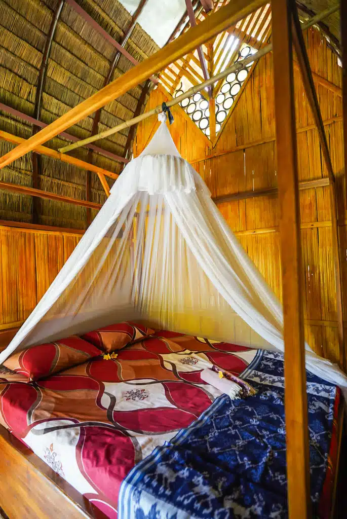 Bamboo hut double room